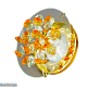 точечный светильник elvan s6332 gd-yl