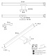 подсветка для зеркал arte lamp orizzone a2937ap-1bk