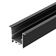алюминиевый профиль arlight sl-linia49s-f-2000 anod black 039389