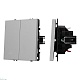 механизм выключателя управления шторами arlight swt-nobe-mkr2-sfpl-is (230v, 10a) (никель) 059435