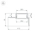 профиль arlight fantom-w20-h10-edge-2000 anod 054183