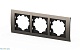 рамка трехместная elbi zena platin 500-073000-227