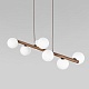 подвесная люстра tk lighting 10272 estera wood