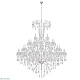 подвесная люстра crystal lux diva sp60 chrome