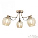 потолочная люстра arte milano amalfi 322306/3 fg+bk