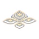 потолочная светодиодная люстра profit light 8439/4+4b wht