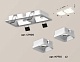 комплект встраиваемого светильника ambrella light techno spot xc (c7905, n7755) xc7905013