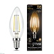 лампа светодиодная филаментная gauss e14 5w 2700к прозрачная 103801105
