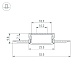 профиль arlight fantom-w20-h10-2000 anod 047360
