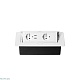блок розеток mx-226 (o) (2 секции и 2 usb) mebax 00-00002605