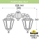 уличный настенный светильник fumagalli e26.141.000.ayf1rdn