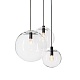 подвесной светильник delight collection ball 8722p/xl black/clear