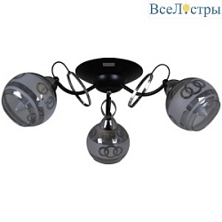 Потолочная люстра Reluce 22115-0.3-03 BK+CH