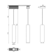 трековый светильник designled sy-601242-bl-20-nw 003579