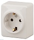 розетка 2p+e schuko эра 11-2203-02 б0020686