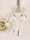 бра bohemia ivele crystal 107b/2/141 g