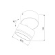 накладной спот elektrostandard okko 35157/u черный 4690389219078 a072072
