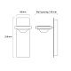 настенный светильник delight collection wall lamp mt9108-1w gun black