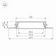 алюминиевый профиль arlight sl-linia97-fantom-2000 anod 034987