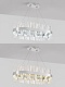 подвесной светодиодный светильник natali kovaltseva smart нимбы led lamps 81251