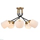 потолочная люстра escada bond 2113/5p copper/black