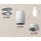 комплект накладного светильника ambrella light techno spot xs1122040 swh белый песок (n6901, c1122, n7030)