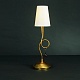 настольная лампа mantra paola painted gold 3545