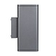 уличный настенный светильник arlight lgd-evo-wall-twin-s100x100-2x12w day4000 (gr, 44 deg, 230v) 046194