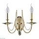 бра crystal lux victoria ap2 gold/amber