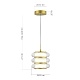 подвесной светильник st luce frittela sl6239.203.03