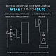 настенный светильник эра wl46 bk б0058502