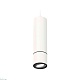 комплект подвесного светильника ambrella light techno spot xp7401045 swh/pbk белый песок/черный полированный (a2310, c7455, a2071, c7401, n7002)