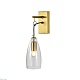 настенный светильник indigo goccia 11064/1w clear v000544