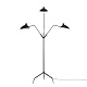 торшер delight collection floor lamp tf8505-3 black