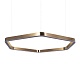подвесной светодиодный светильник loft it titanium 10243l gold