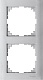 рамка на 2 поста schneider electric merten mtn4020-3660