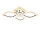 потолочная светодиодная люстра ambrella light acrylica original fa5148