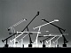 настольная лампа tizio led black artemide