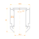 профиль для натяжного потолка wolta wap-wml-tr2/01b
