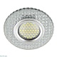 встраиваемый светильник fametto luciole dls-l143 gu5.3 glassy/clear