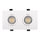 встраиваемый светильник denkirs dk3022-wh