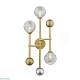 настенный светильник delight collection fluxus w68084-3 gold