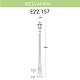 уличный фонарь fumagalli ricu/anna e22.157.000.bxf1r