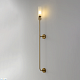 бра crystal lux simply ap1.2 brass