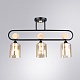 потолочная люстра arte lamp glamore a5076pl-3bk