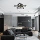 потолочная люстра natali kovaltseva innovation style 83002 black