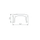 экран arlight plintus-h40-2000 opal 052406