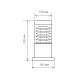 уличный светильник elektrostandard 1508 techno черный 4690389083075