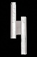 бра christine le7702/2w black chrome