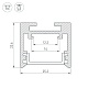 профиль arlight sl-line-2522-2500 white 043110